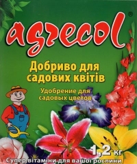 Удобрение Agrecol гранулированное для садовых цветов